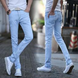 新款男式牛仔褲 韓版青春流行小腳牛仔褲 潮男彈力修身褲 本色百搭男士牛仔褲 休閒長褲子男 男生長褲 男生牛仔褲 歷史價格詳細信息