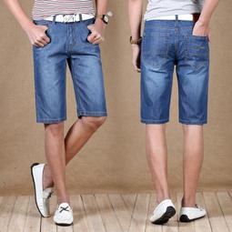 男士牛仔褲 牛仔短褲 直筒牛仔短褲男 五分褲 刮爛乞丐5分褲 過膝淺色 痞帥 潮牌 夏天破洞五分褲 男士潮流ins破壞褲 歷史價格詳細信息