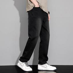 美式闊腿倒裝牛仔褲夏季新款男生高級設計感小眾直筒反穿闊腿長褲 歷史價格詳細信息