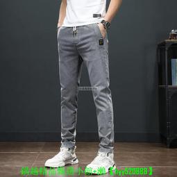新塘產夏季上新款男士牛仔褲男小腳彈力合體舒適休閑牛仔長褲子男 歷史價格詳細信息