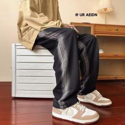 美式復古漸變水洗潑墨牛仔衤庫男款春季高級感寬松直筒潮牌長衤庫子男 歷史價格詳細信息