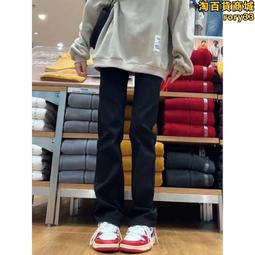 直筒黑色牛仔褲女秋季寬鬆2024年新款高腰小個子八分修身煙管褲子 歷史價格詳細信息