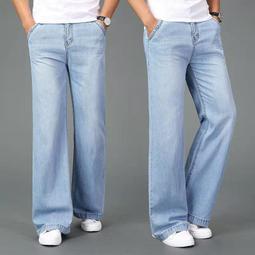 牛仔褲男 喇叭褲 男式牛仔微喇叭褲 韓版潮彈力長褲 修身喇叭 男牛仔長褲 歷史價格詳細信息