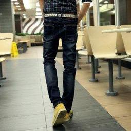 【yes99buy】褲 2014男式最新韓味彈力百搭潮流修身牛仔長바지褲 男式小腳休閒牛仔褲 歷史價格詳細信息