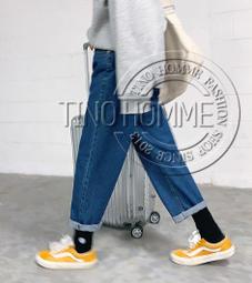 《TINO HOMME》2019春夏新款日韓版非主流嘻哈街頭直統大口袋寬管褲牛仔褲工作褲 歷史價格詳細信息