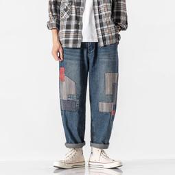 FRANK'S日牌特進-重磅 丹寧 水洗 小直筒 縮口 牛仔褲 加厚 小破壞 哈倫褲 原創 復古 3D 抽繩 挺版 中性 歷史價格詳細信息