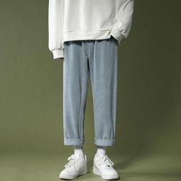 寬褲 牛仔褲【OBIYUAN】 彈性 抓痕 刷破 淺洗色 口袋 單寧褲 長褲 【Y073】 歷史價格詳細信息