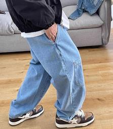 寬鬆小腳牛仔褲 淺色牛仔破壞褲小尺碼大尺碼*OLDNICK老尼克* 04012017-8 歷史價格詳細信息