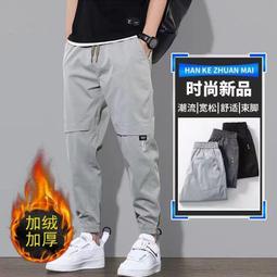 M-5XL 男褲休閑褲子男 大尺碼咖啡色直筒寬松男生長褲 古著棕色抽繩工作褲 美式耐磨復古工裝褲男 潮褲男 歷史價格詳細信息