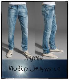 NUDIE THIN FINN ORG. ALLEN REPLICA 超窄小直筒 破壞補丁 義大利製  W32 歷史價格詳細信息