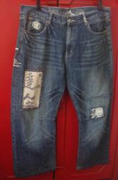 BIG TRAIN 中腰高彈雪花水洗小直-中藍 歷史價格詳細信息