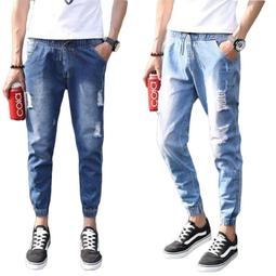 刀割褲 韓系 水洗破壞顯瘦合身牛仔褲 單寧小腳褲【PA662】現貨＋預購 歷史價格詳細信息