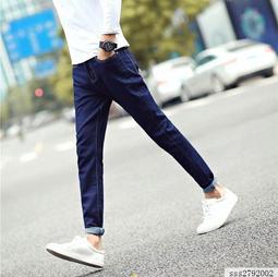 DS男牛仔褲印花窄管個性緊身 秋冬深藍刺繡印花牛仔褲男士緊身窄管彈力百搭潮牌個性歐美長褲子 歷史價格詳細信息