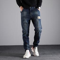 新款春秋加厚牛仔男美式男生復古直筒重磅休閒長子潮流百搭 歷史價格詳細信息