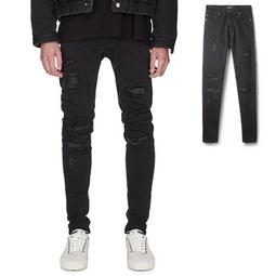 《 J.ST 》傑仕潮 - 時尚潮流街頭男裝 - 水洗刷色膝蓋破壞彈性修身牛仔褲休閒褲單寧長褲28-36【HS5066】 歷史價格詳細信息