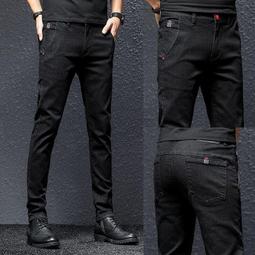 牛仔 休閒男 工作 男式牛仔 牛仔男士韓版潮春秋款彈力修身小腳2023新款秋季長子男 歷史價格詳細信息