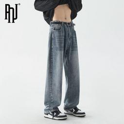 高街復古工裝牛仔短男夏季潮流休閑薄款寬松直筒水洗拼接中 歷史價格詳細信息