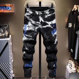 精品男裝 韓版 刀割多口袋牛仔褲 春秋季長褲 男士高級牛仔褲 修身長褲 柔軟透氣耐磨彈力牛仔長褲 休閒長褲 男生牛仔 歷史價格詳細信息