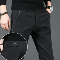 【形男】三色可選 彈力 顯瘦窄管褲小直筒 韓系休閒長褲 修身黑色西褲男 百搭西裝褲 黑色工作褲男 英倫小腳褲 商務褲 歷史價格詳細信息