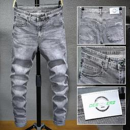 【miki 精選】28-48碼 大尺碼牛仔褲夏季新款男士寬松百搭牛仔褲彈力加肥加大碼哈倫褲男長褲 彈力牛仔褲 歷史價格詳細信息