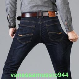 彈性牛仔褲 工作褲 彈力寬鬆牛仔褲男休閒直筒長褲男 胖子加肥大碼褲s 歷史價格詳細信息