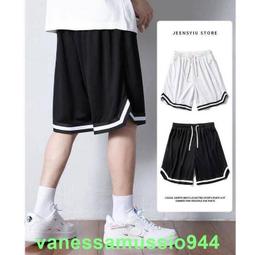 [M-5XL]運動短褲 男跑步健身彈力休閒五分 男寬鬆訓練冰絲大尺碼沙灘籃球褲 運動褲 寬鬆運動褲 歷史價格詳細信息