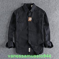 多颜色歐美復古長袖襯衫男春秋新款斜紋全棉日常百搭純色工裝襯衣 價格比較,價格查詢,歷史價格詳細信息