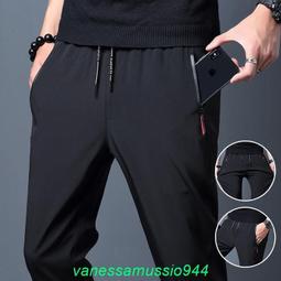現貨熱銷 長褲 運動褲 素色褲休閑褲男士夏季薄款新潮流速干透氣修身運動寬松直筒百搭長褲寬松 價格比較,價格查詢,歷史價格詳細信息