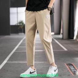 男生褲子 休閒褲 直筒褲 運動褲 夏季薄款 潮男必備 台灣發貨 三色可選 長褲 歷史價格詳細信息