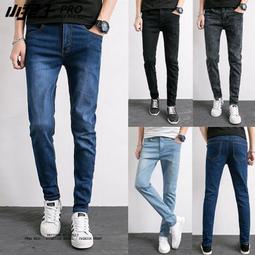 特價 牛仔褲男士熱銷 現貨男士直筒緊身男生彈力商務休閒休閒長褲男裝加大尺碼大尺碼長褲子 夏季薄款彈力男士牛仔褲男直筒寬鬆 歷史價格詳細信息