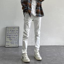 男士彈力直筒寬鬆小腳牛仔褲2024春季新款男褲青年時尚休閒牛仔褲 歷史價格詳細信息