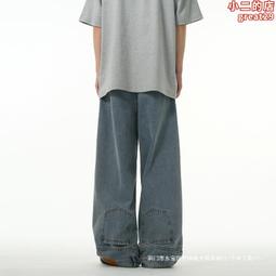 尾郎的店 美式復古工裝褲男ins潮牌寬鬆工裝褲情侶水洗休閒褲子潮 歷史價格詳細信息