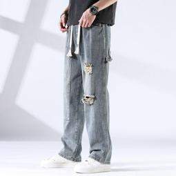 【現貨】美式復古牛仔K男 寬松直筒K 韓式潮牌高街長K 墜感闊腿K 老爹K  K子 歷史價格詳細信息