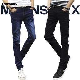 【27-36碼】加絨牛仔褲男 加絨加厚彈力男士牛仔褲男 秋冬季修身小腳褲 青年韓版緊身休閒長褲 iwm男裝-至簡原創 歷史價格詳細信息