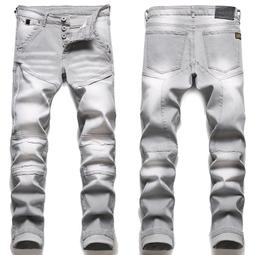 男士牛仔褲休閒修身牛仔褲 3D 打印彈力直筒牛仔褲牛仔長褲 歷史價格詳細信息