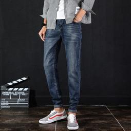 男式牛仔春夏韓版彈力修身小腳青少年百搭九分學生牛仔 Y811 812 歷史價格詳細信息