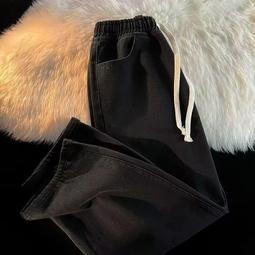 松緊月要牛仔衤庫男士秋冬季加絨加厚寬松百搭潮牌束腳衤庫子男拼接潮流 歷史價格詳細信息