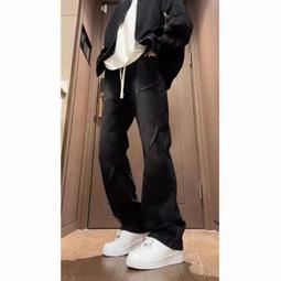 2024新款歐碼男士潮流繡花不對稱長袖襯衫青年時尚休閒襯衣 歷史價格詳細信息