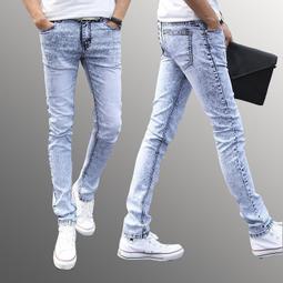 牛仔長褲 四季彈力褲子男 休閒褲子 冬季男生加絨牛仔褲 小腳修身型男靴褲顯瘦加厚款學生 韓版黑色 歷史價格詳細信息