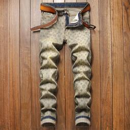 男士牛仔褲直筒修身牛仔褲休閒牛仔長褲男復古牛仔褲長褲 歷史價格詳細信息