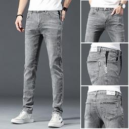 春秋季男士牛仔新款韓版潮流修身小腳青年男式休閒牛仔 YH8605 歷史價格詳細信息