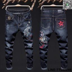 精品男裝 韓版 刀割多口袋牛仔褲 春秋季長褲 男士高級牛仔褲 修身長褲 柔軟透氣耐磨彈力牛仔長褲 休閒長褲 男生牛仔 歷史價格詳細信息