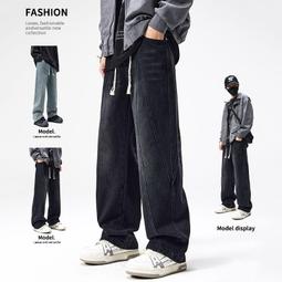 秋季美式復古休閑褲男春秋款潮牌寬松大碼棉長褲男士直筒工裝褲子 歷史價格詳細信息