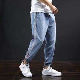 【&sect; 衫衫飾飾 &sect;】10069【247#29-36腰】新款直筒修身鈕扣破洞牛仔褲子歐美潮牌牛仔褲BPF8S 歷史價格詳細信息