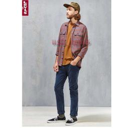 【彈性新款28-38腰】美國LEVIS 511 Slim Red Bluff 黑藍色水洗窄管修身小直筒牛仔褲丹寧褲510 歷史價格詳細信息