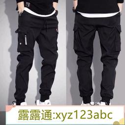 工裝褲子男女  超酷暗黑設計小眾高級感復古百搭褶皺休閒褲街頭工裝褲子男女 歷史價格詳細信息