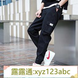純棉工裝褲男春秋夏季新款寬鬆束口褲潮牌男士休閒長褲子 歷史價格詳細信息