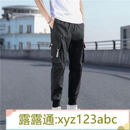 褲子 工裝褲 男褲 古龍森男士休閑褲春季加絨哈倫褲2024年潮流百搭多口袋束腳工裝褲 歷史價格詳細信息