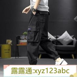 &lt;嚴選&gt;褲男 工裝褲 潮牌學生直筒寬松小腳哈倫褲男生韓版潮流九分褲男露天拍賣xyz123abc 歷史價格詳細信息
