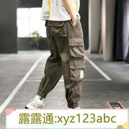 &lt;嚴選&gt;男士 工裝褲 子寬松百搭九分束腳褲韓版潮流春秋季潮牌夏季長褲露天拍賣xyz123abc 歷史價格詳細信息